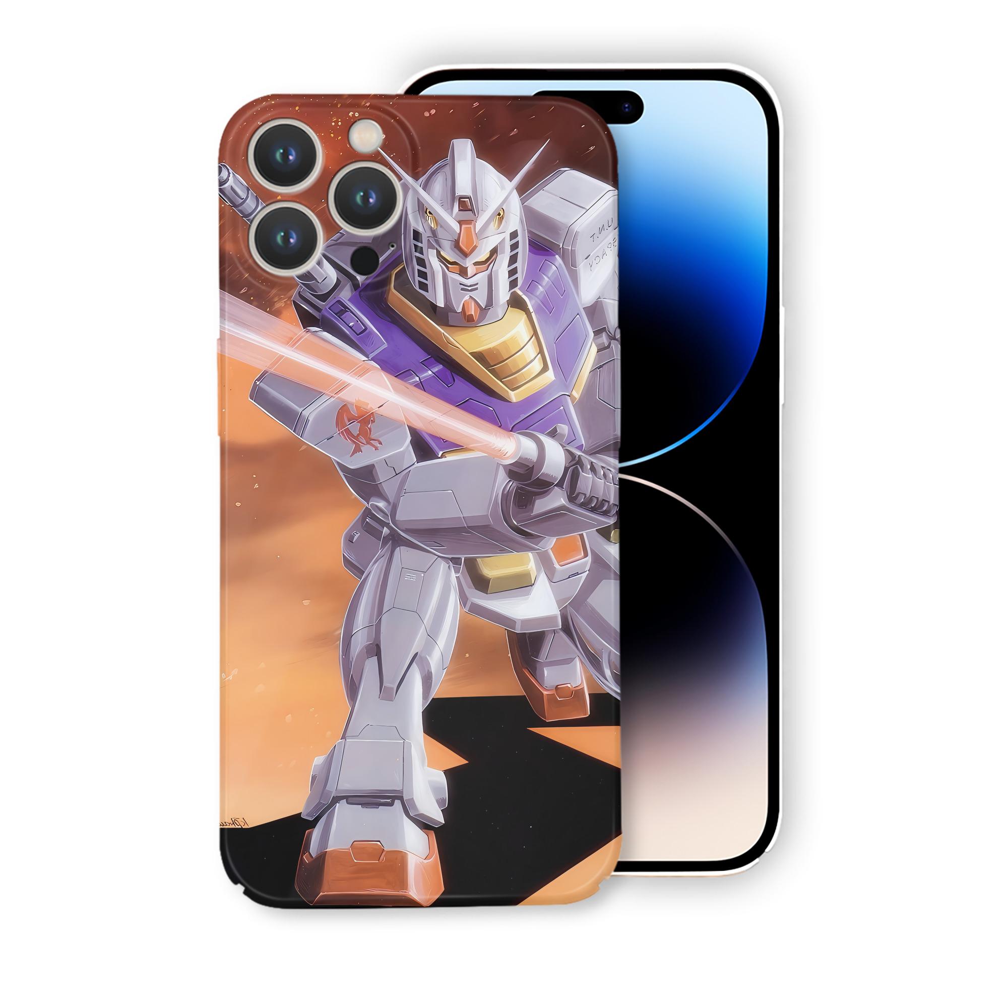 （画像用） 機動戦士ガンダム Mobile Suit Gundam 【iPhone 14シリーズ対応】ハードケース